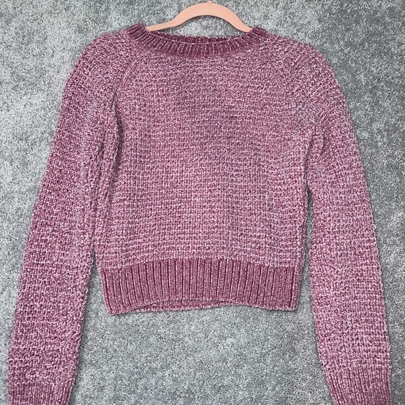 Altar'd State Alice Chenille Pink Sweater - Picture 2 of 5